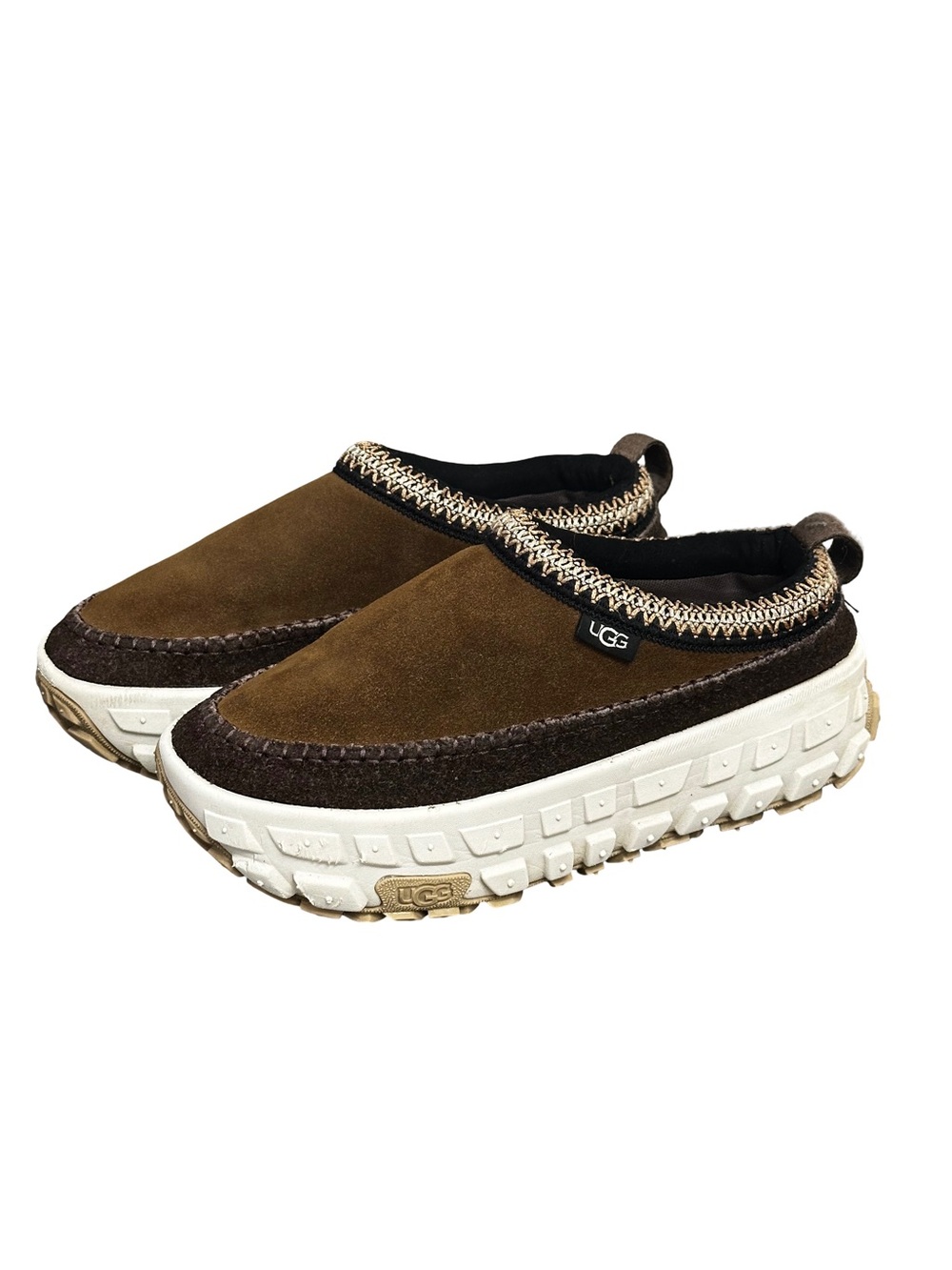 UGG Tazzlita / Venture Daze Suede Platform Slip-Ons (Size US W 10 / EU 42)